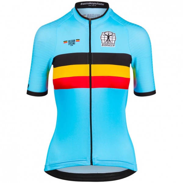 Damen Bioracer Belgischen Nationalen 2025 Icon Classic frau trikot Damen Bioracer Belgischen Nationalen 2025 Icon Classic frau trikot
