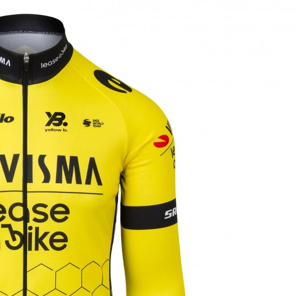 Herren Team Visma Lease a bike 2025 langarm trikot
