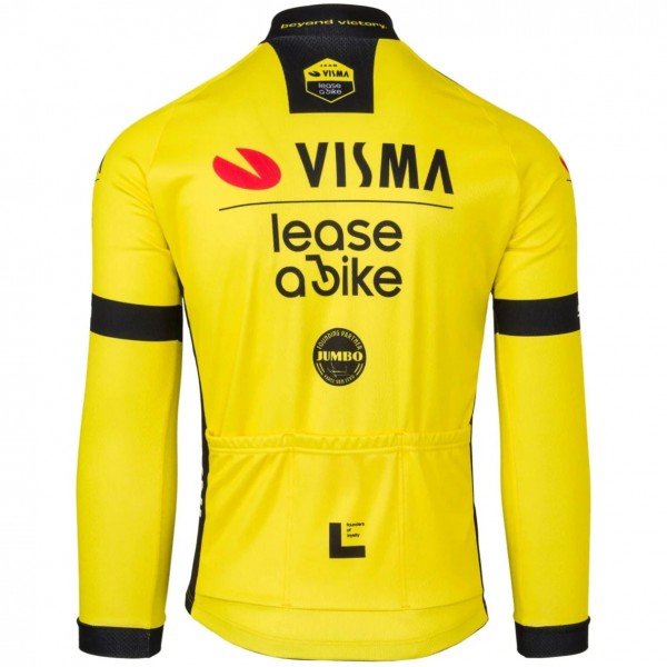 Herren Team Visma Lease a bike 2025 langarm trikot