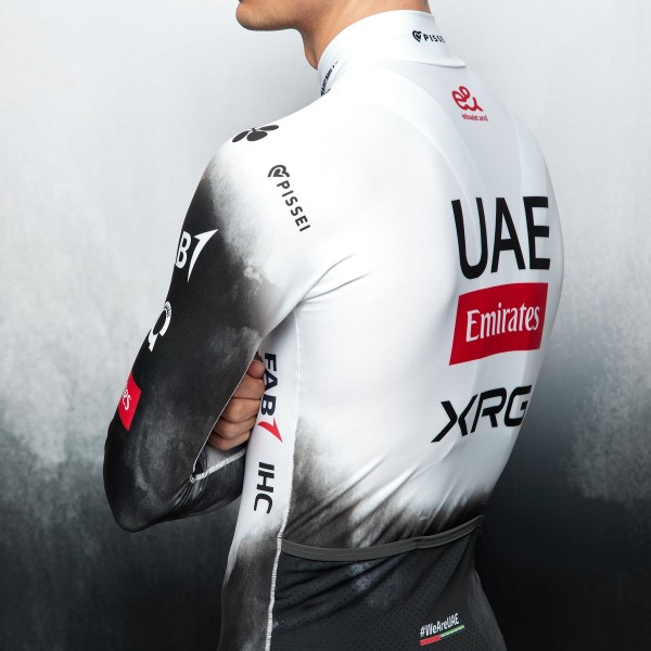Herren UAE Team Emirates 2025 Primapelle Pissei langarmtrikot
