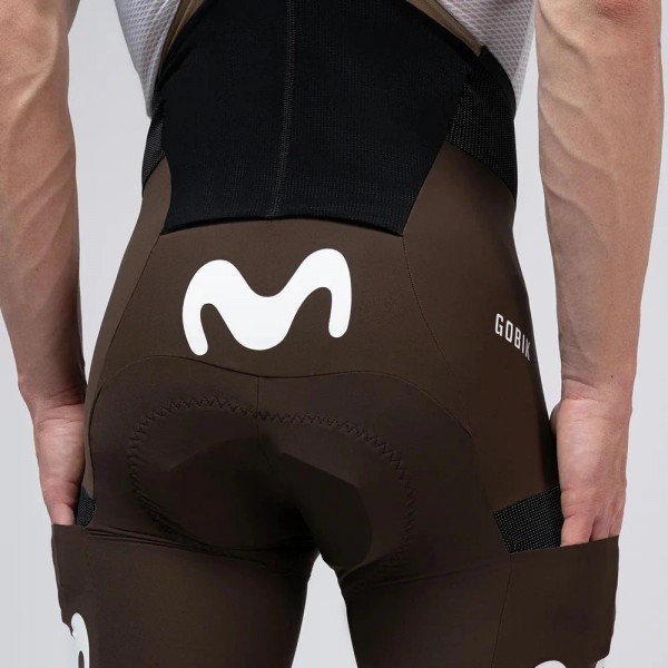 Herren Gobik Movistar Team Gravel Squad 2025 Grit 2.0 trägerhose