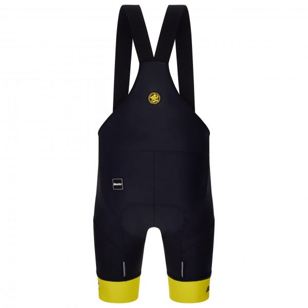 Herren Santini Gelb Tour de France tragerhose 2025