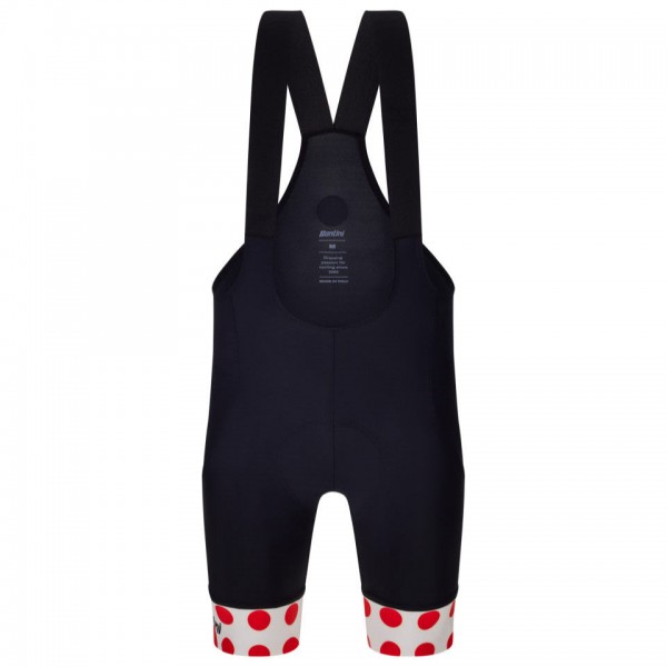 Herren Santini Pois Tour de France tragerhose 2025 Herren Santini Pois Tour de France tragerhose 2025
