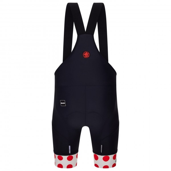 Herren Santini Pois Tour de France tragerhose 2025 Herren Santini Pois Tour de France tragerhose 2025