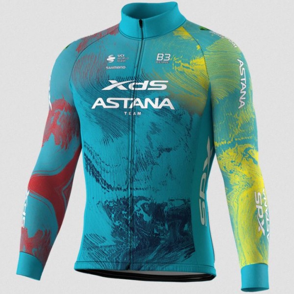 Herren Biemme XDS Astana 2025 langarm trikot