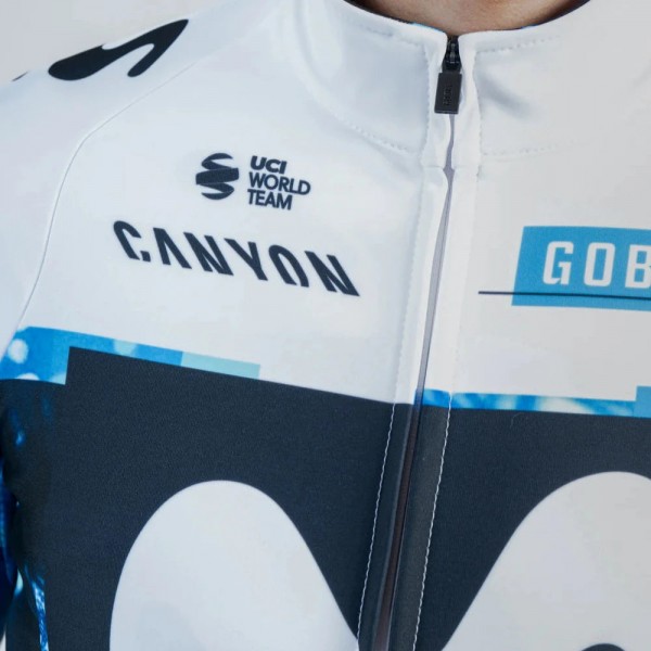Herren Gobik Movistar 2025 Hyder langarm trikot Herren Gobik Movistar 2025 Hyder langarm trikot