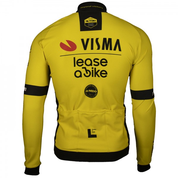 Herren Team Visma Lease a bike 2025 Premiun Polartec jacke Herren Team Visma Lease a bike 2025 Premiun Polartec jacke