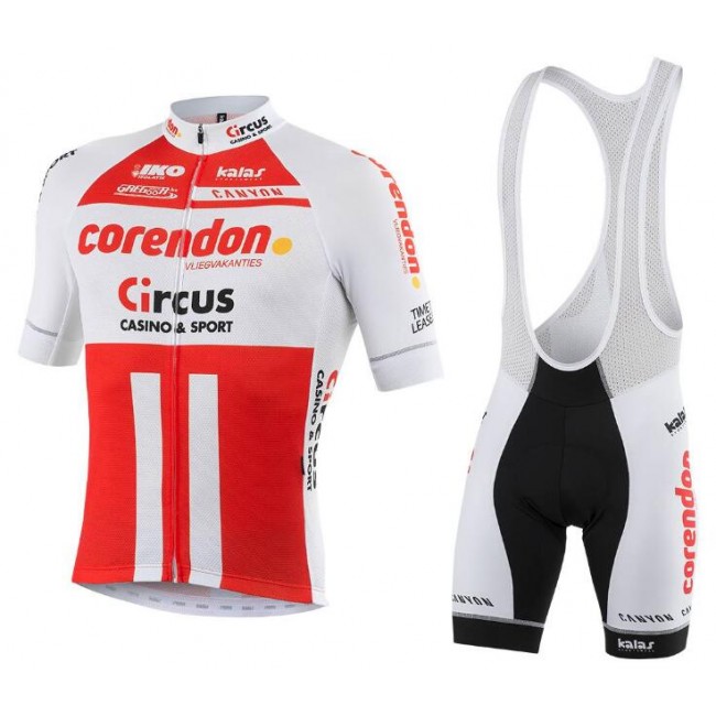 Corendon Circus 2019 Fahrradbekleidung Radtrikot Satz Kurzarm+Kurz Trägerhose CUNPC Corendon Circus 2019 Fahrradbekleidung Radtrikot Satz Kurzarm+Kurz Trägerhose CUNPC