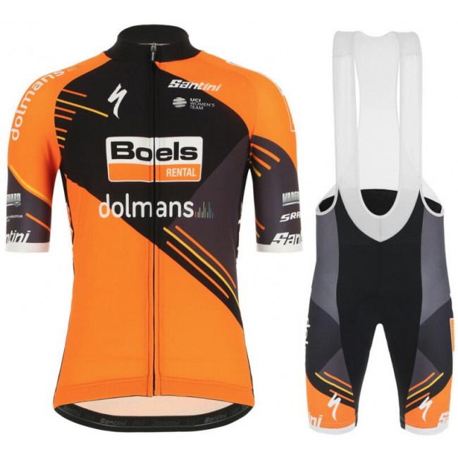 Boels Dolmans 2019 Fahrradbekleidung Radtrikot Satz Kurzarm+Kurz Trägerhose SHVQH Boels Dolmans 2019 Fahrradbekleidung Radtrikot Satz Kurzarm+Kurz Trägerhose SHVQH