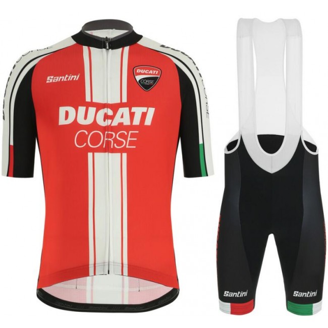 Ducati 2019 Fahrradbekleidung Radtrikot Satz Kurzarm+Kurz Trägerhose VBOQS Ducati 2019 Fahrradbekleidung Radtrikot Satz Kurzarm+Kurz Trägerhose VBOQS
