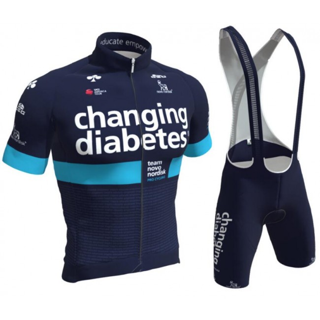 TEAM NOVO NORDISK 2019 Fahrradbekleidung Radtrikot Satz Kurzarm+Kurz Trägerhose OL9NY TEAM NOVO NORDISK 2019 Fahrradbekleidung Radtrikot Satz Kurzarm+Kurz Trägerhose OL9NY