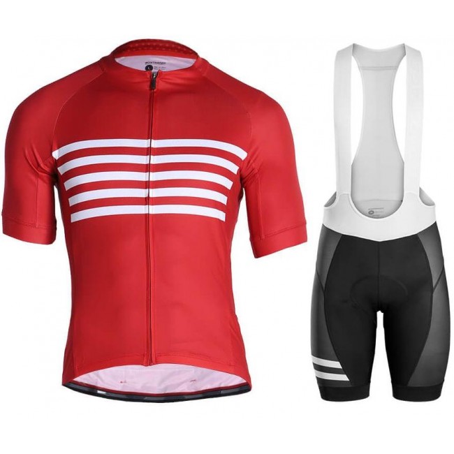 BONTRAGER Circuit red Fahrradbekleidung Radtrikot Satz Kurzarm+Kurz Trägerhose W8JAL BONTRAGER Circuit red Fahrradbekleidung Radtrikot Satz Kurzarm+Kurz Trägerhose W8JAL