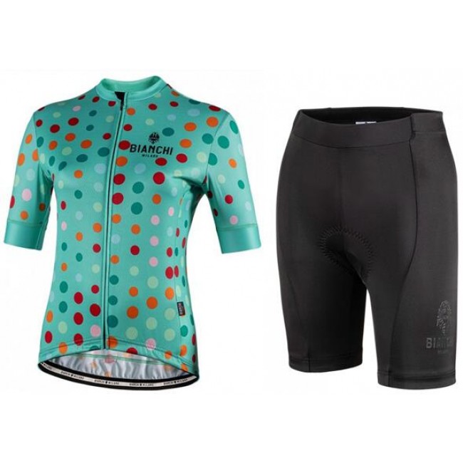 2020 Damen BIANCHI MILANO Fahrradbekleidung Silis Radtrikot kurzarm+kurze Radhose Grün 2020 Damen BIANCHI MILANO Fahrradbekleidung Silis Radtrikot kurzarm+kurze Radhose Grün
