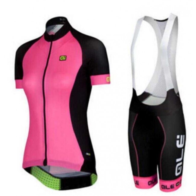 2015 ALE Fahrradbekleidung Satz Fahrradtrikot Kurzarm Trikot und Kurz Radhose Schwarz roze 2 Dame ACG65 2015 ALE Fahrradbekleidung Satz Fahrradtrikot Kurzarm Trikot und Kurz Radhose Schwarz roze 2 Dame ACG65