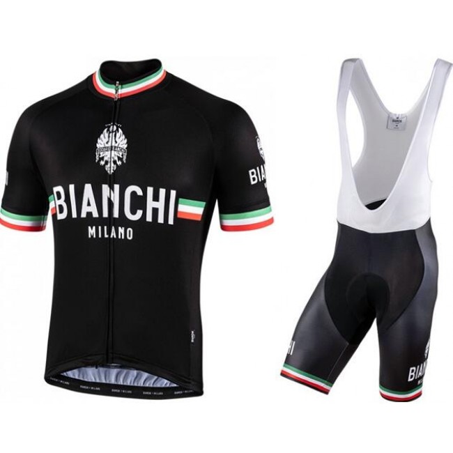 2020 BIANCHI MILANO Fahrradbekleidung Isalle Radtrikot kurzarm+Pelau Trägerhose kurz Schwarz 2020 BIANCHI MILANO Fahrradbekleidung Isalle Radtrikot kurzarm+Pelau Trägerhose kurz Schwarz