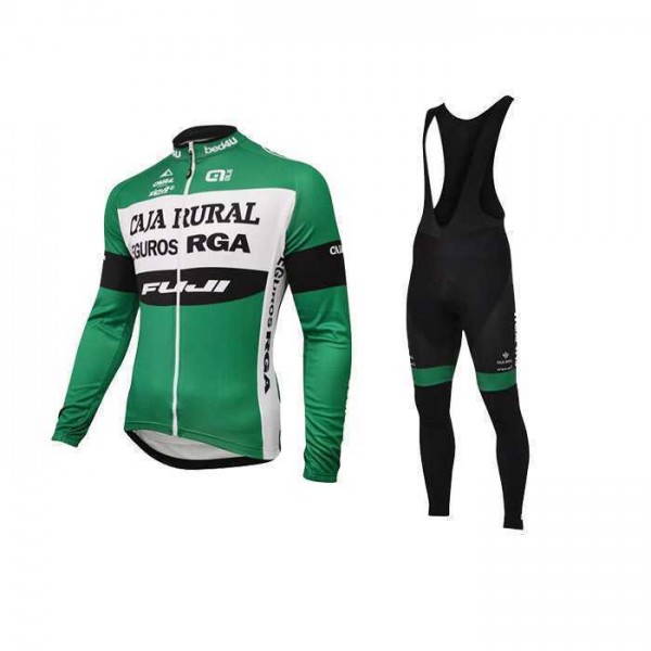 2016 Caja Rural Fahrradbekleidung Radtrikot Langarm+Lang Trägerhose FNM6G 2016 Caja Rural Fahrradbekleidung Radtrikot Langarm+Lang Trägerhose FNM6G