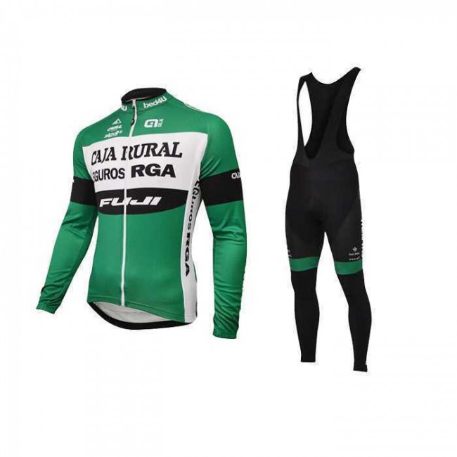 2016 Caja Rural Fahrradbekleidung Radtrikot Langarm+Lang Trägerhose FNM6G 2016 Caja Rural Fahrradbekleidung Radtrikot Langarm+Lang Trägerhose FNM6G