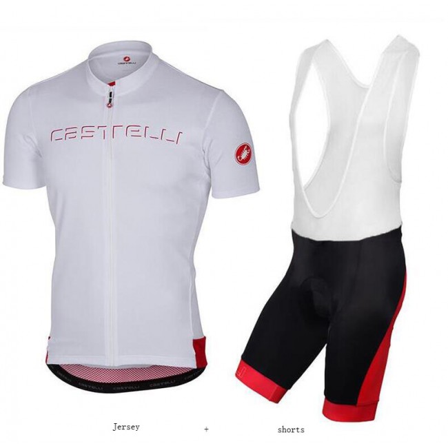2017 Castelli Fahrradbekleidung Radteamtrikot Kurzarm+Kurz Radhose Kaufen weiß WMTDC 2017 Castelli Fahrradbekleidung Radteamtrikot Kurzarm+Kurz Radhose Kaufen weiß WMTDC