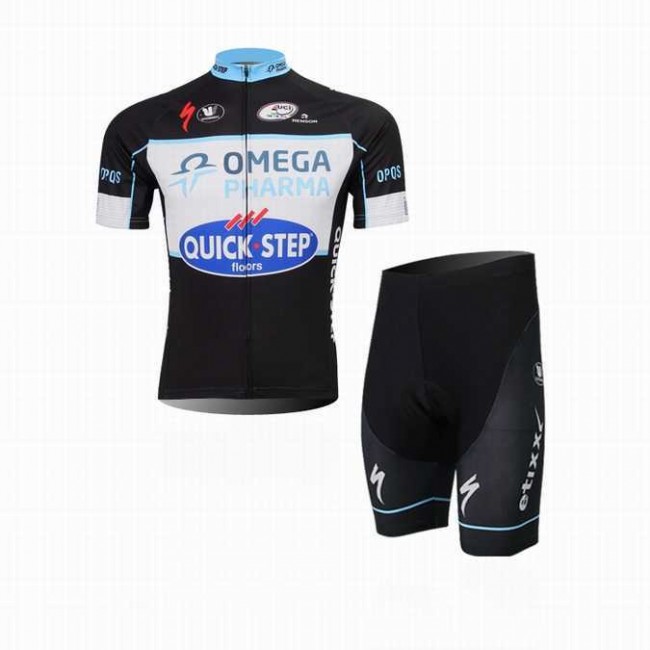 2014 Omega Pharma Quick Step Radbekleidung Radtrikot Kurzarm und Fahrradhosen Kurz MR2EH 2014 Omega Pharma Quick Step Radbekleidung Radtrikot Kurzarm und Fahrradhosen Kurz MR2EH