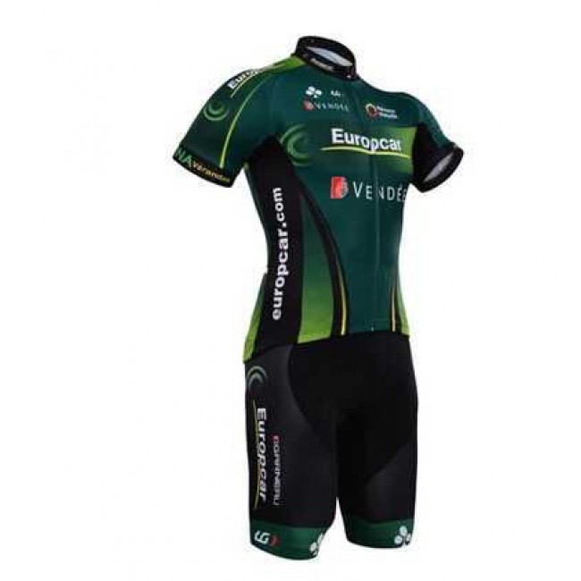 2015 Europcar Radbekleidung Fahrradtrikot Kurzarm und Fahrradhosen Kurz HLDE0 2015 Europcar Radbekleidung Fahrradtrikot Kurzarm und Fahrradhosen Kurz HLDE0