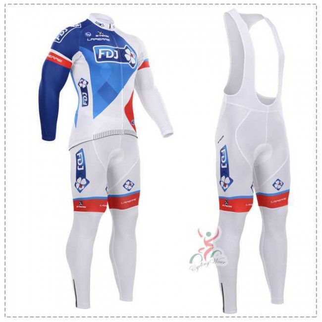 2015 FDJ Set lange mouw+lange Koersbroek LMQPM 2015 FDJ Set lange mouw+lange Koersbroek LMQPM
