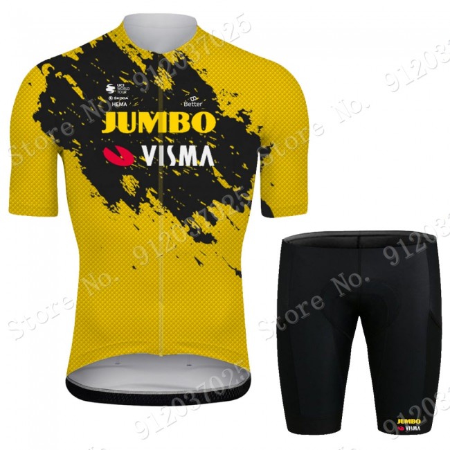 New Jumbo Visma 2021 Team Fahrradbekleidung Radtrikot Satz Kurzarm+Kurz Radhose Um426L New Jumbo Visma 2021 Team Fahrradbekleidung Radtrikot Satz Kurzarm+Kurz Radhose Um426L