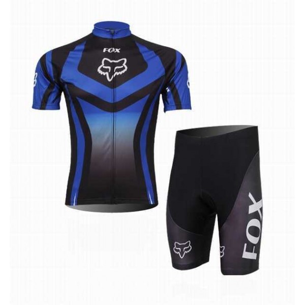 2014 Fox Racing Radbekleidung Radtrikot Kurzarm und Fahrradhosen Kurz Korte Bib blau H3P75 2014 Fox Racing Radbekleidung Radtrikot Kurzarm und Fahrradhosen Kurz Korte Bib blau H3P75