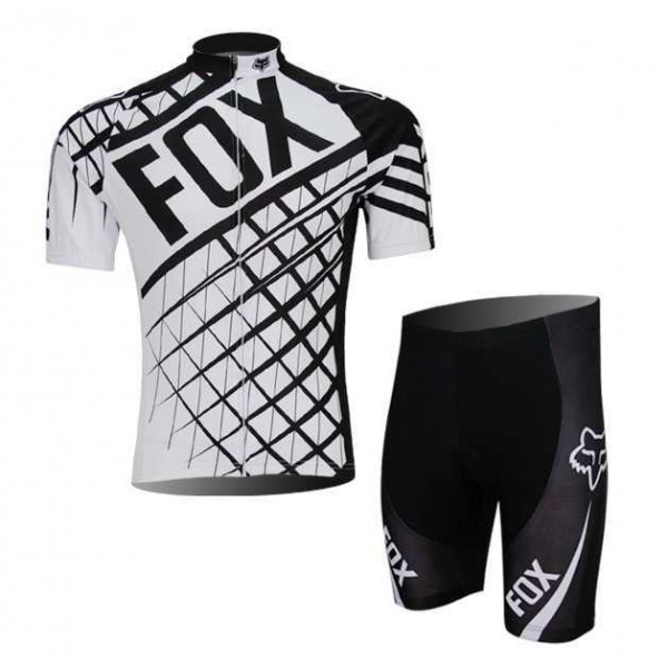 FOX 2014 Radbekleidung Radtrikot Kurzarm und Fahrradhosen Kurz Grijs X3FX4 FOX 2014 Radbekleidung Radtrikot Kurzarm und Fahrradhosen Kurz Grijs X3FX4