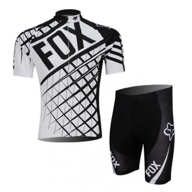 FOX 2014 Radbekleidung Radtrikot Kurzarm und Fahrradhosen Kurz Grijs X3FX4 FOX 2014 Radbekleidung Radtrikot Kurzarm und Fahrradhosen Kurz Grijs X3FX4