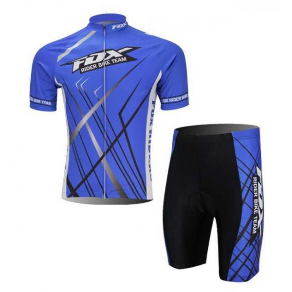 FOX 2014 Radbekleidung Radtrikot Kurzarm und Fahrradhosen Kurz blau 09TXU FOX 2014 Radbekleidung Radtrikot Kurzarm und Fahrradhosen Kurz blau 09TXU
