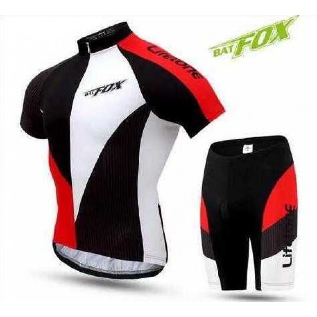 2016 BAT FOX Fahrradbekleidung Radtrikot Kurzarm+Kurz Radhose Rot weiß Schwarz HPPCX 2016 BAT FOX Fahrradbekleidung Radtrikot Kurzarm+Kurz Radhose Rot weiß Schwarz HPPCX