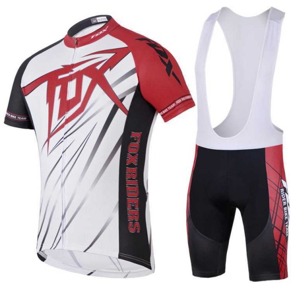 2014 Fox Bike Teams Fahrradbekleidung Radteamtrikot Kurzarm+Kurz Radhose Kaufen weiß Rot MBFVV 2014 Fox Bike Teams Fahrradbekleidung Radteamtrikot Kurzarm+Kurz Radhose Kaufen weiß Rot MBFVV