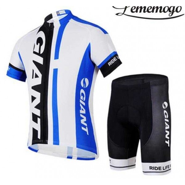 2015 Giant Fahrradbekleidung Radtrikot+Cuissard Cyclisme blau weiß WKJI0 2015 Giant Fahrradbekleidung Radtrikot+Cuissard Cyclisme blau weiß WKJI0