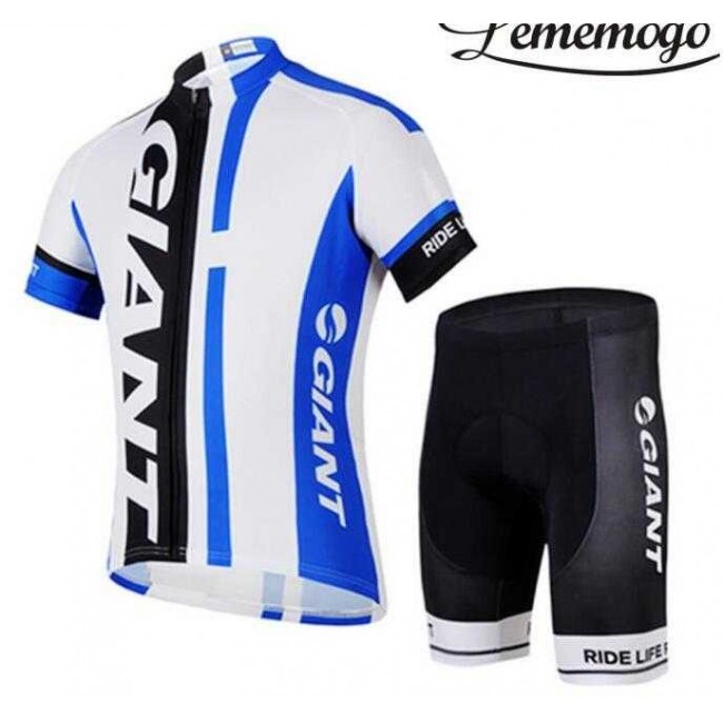 2015 Giant Fahrradbekleidung Radtrikot+Cuissard Cyclisme blau weiß WKJI0 2015 Giant Fahrradbekleidung Radtrikot+Cuissard Cyclisme blau weiß WKJI0