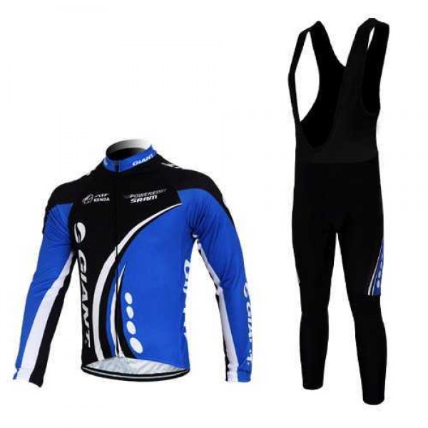 Giant kenda pro Fahrradbekleidung Radteamtrikot Langarm+Lang Trägerhose Schwarz blau I4LWI Giant kenda pro Fahrradbekleidung Radteamtrikot Langarm+Lang Trägerhose Schwarz blau I4LWI