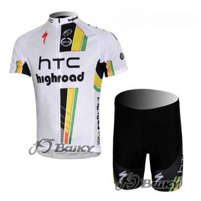 Highroad Pro Team Radbekleidung Radtrikot Kurzarm und Fahrradhosen Kurz weiß WEFLW Highroad Pro Team Radbekleidung Radtrikot Kurzarm und Fahrradhosen Kurz weiß WEFLW