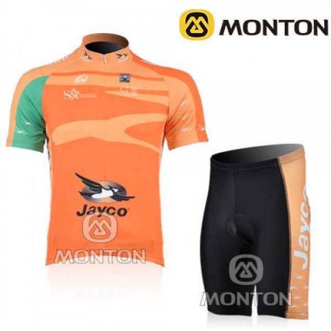 JAYCO Pro Team Radbekleidung Radtrikot Kurzarm und Fahrradhosen Kurz oranje 18OJF JAYCO Pro Team Radbekleidung Radtrikot Kurzarm und Fahrradhosen Kurz oranje 18OJF