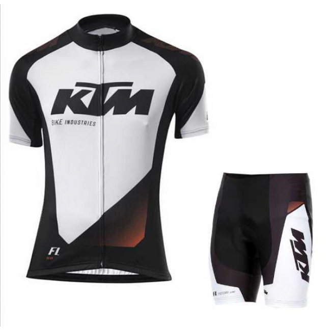2016 KTM Fahrradkleidung Radsportbekleidung Kurzarm Trikot+Trägerhose Kurz weiß 002 E03L6 2016 KTM Fahrradkleidung Radsportbekleidung Kurzarm Trikot+Trägerhose Kurz weiß 002 E03L6