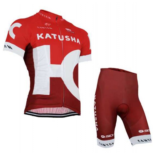 2016 KATUSHA Korte mouw+Korte Fietsbroek WVZ4S 2016 KATUSHA Korte mouw+Korte Fietsbroek WVZ4S