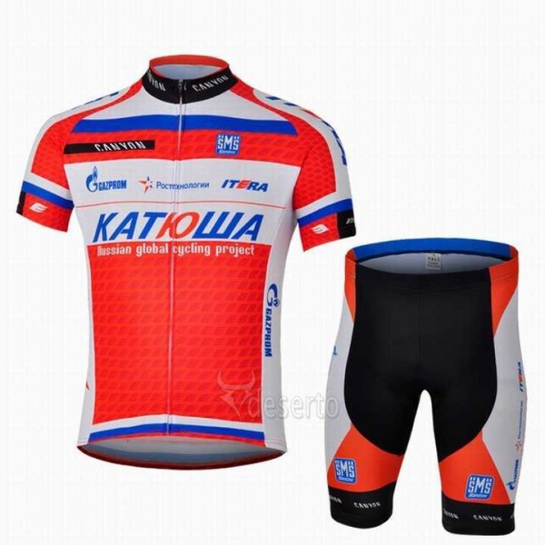 Katusha Teams Radbekleidung Radtrikot Kurzarm und Fahrradhosen Kurz VADY0 Katusha Teams Radbekleidung Radtrikot Kurzarm und Fahrradhosen Kurz VADY0