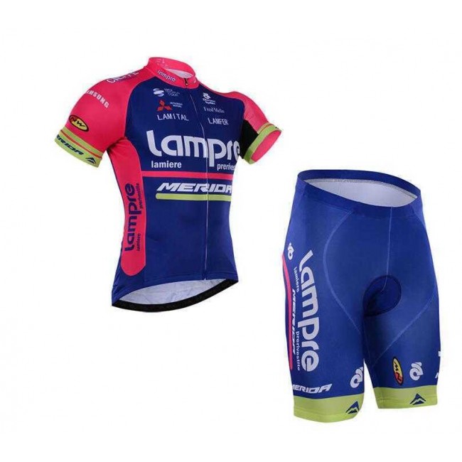 2016 Lampre Merida Radbekleidung Fahrradtrikot Kurzarm und Fahrradhosen Kurz VV64V 2016 Lampre Merida Radbekleidung Fahrradtrikot Kurzarm und Fahrradhosen Kurz VV64V