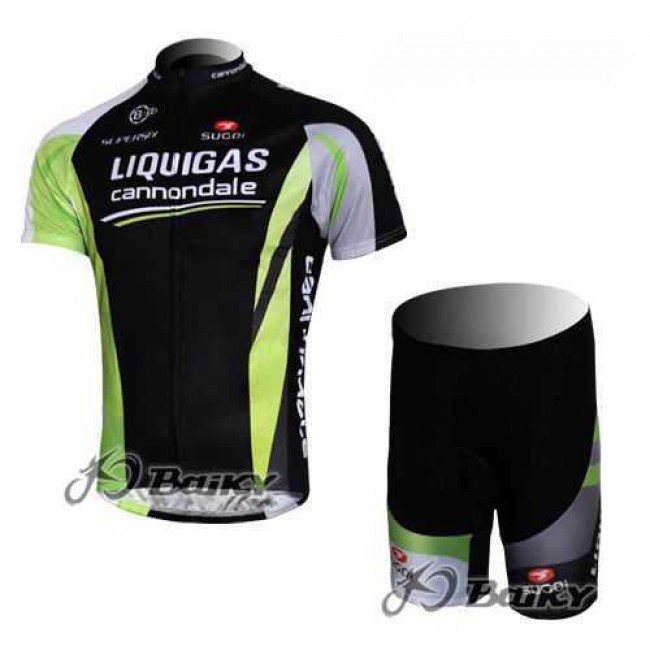Liquigas Cannondale Pro Team Radbekleidung Radtrikot Kurzarm und Fahrradhosen Kurz Schwarz grün TWZ6D Liquigas Cannondale Pro Team Radbekleidung Radtrikot Kurzarm und Fahrradhosen Kurz Schwarz grün TWZ6D