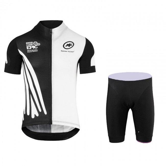 Nouveau 2018 Assos SS.Capeepicx Equipe Fahrradbekleidung Radteamtrikot Kurzarm+Kurz Radhose Schwarz weiß 6YLOF Nouveau 2018 Assos SS.Capeepicx Equipe Fahrradbekleidung Radteamtrikot Kurzarm+Kurz Radhose Schwarz weiß 6YLOF