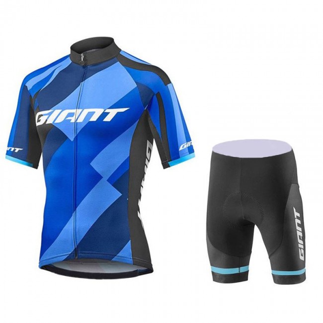 2018 Giant Elevate blau Set Fahrradbekleidung Radteamtrikot Kurzarm+Kurz Radhose B46M8 2018 Giant Elevate blau Set Fahrradbekleidung Radteamtrikot Kurzarm+Kurz Radhose B46M8