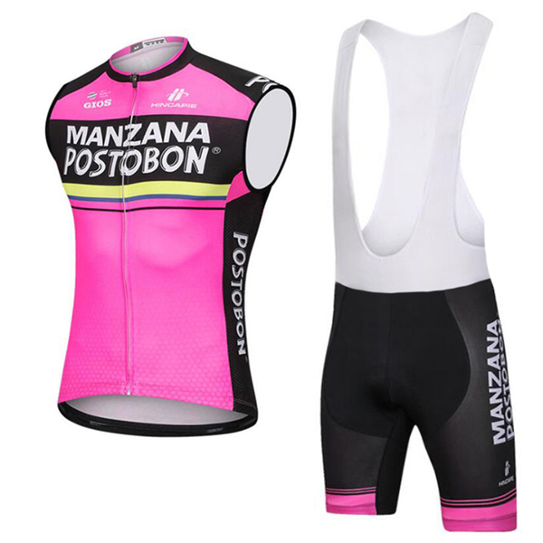 2018 MANZANA POSTOBON Set Mouwloze+Kurz Trägerhose 0M3TJ 2018 MANZANA POSTOBON Set Mouwloze+Kurz Trägerhose 0M3TJ