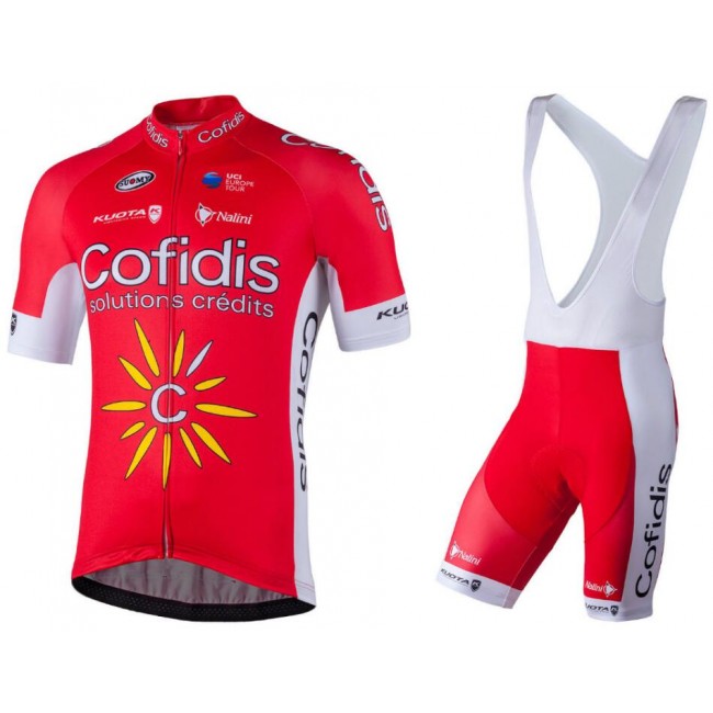 2018 COFIDIS Fahrradbekleidung Radtrikot Satz Kurzarm+Kurz Trägerhose YUC5K 2018 COFIDIS Fahrradbekleidung Radtrikot Satz Kurzarm+Kurz Trägerhose YUC5K