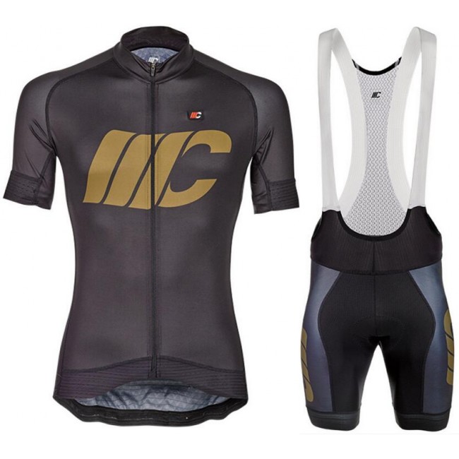 Cipollini Prestige Schwarz gold Fahrradbekleidung Radtrikot Satz Kurzarm+Kurz Trägerhose OLRXI Cipollini Prestige Schwarz gold Fahrradbekleidung Radtrikot Satz Kurzarm+Kurz Trägerhose OLRXI