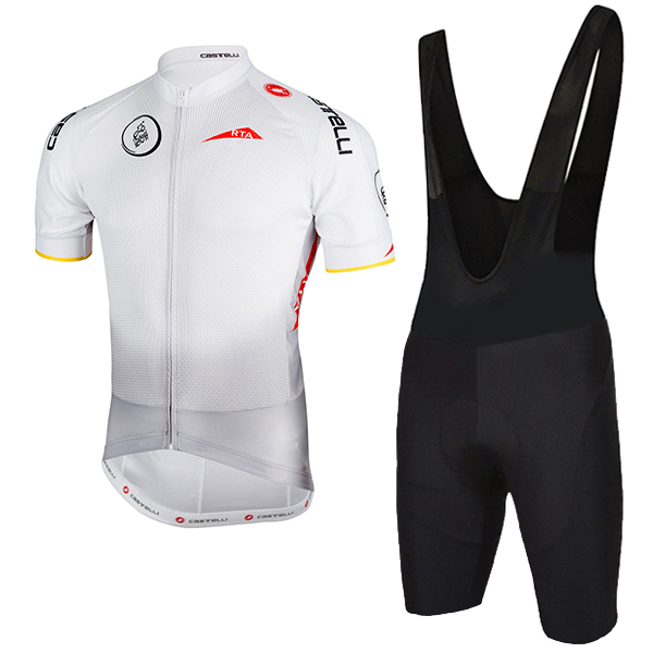2018 Dubai Tour weiß Fahrradbekleidung Radtrikot Satz Kurzarm+Kurz Trägerhose A0AFP 2018 Dubai Tour weiß Fahrradbekleidung Radtrikot Satz Kurzarm+Kurz Trägerhose A0AFP