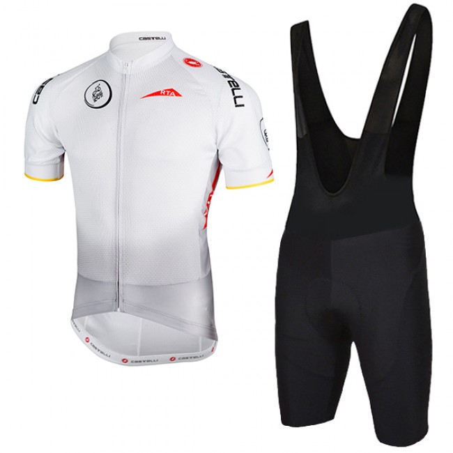 2018 Dubai Tour weiß Fahrradbekleidung Radtrikot Satz Kurzarm+Kurz Trägerhose A0AFP 2018 Dubai Tour weiß Fahrradbekleidung Radtrikot Satz Kurzarm+Kurz Trägerhose A0AFP