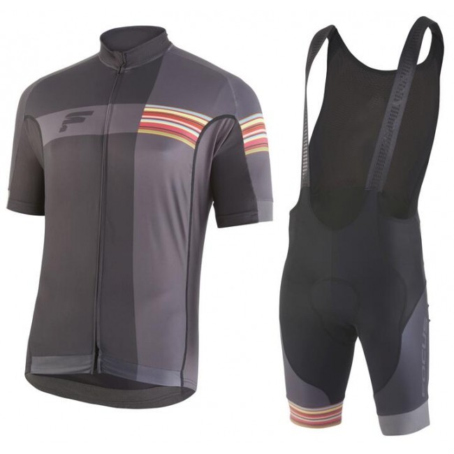 FOCUS-FREESTYLE PRO Fahrradbekleidung Radtrikot Satz Kurzarm+Kurz Trägerhose B18TE FOCUS-FREESTYLE PRO Fahrradbekleidung Radtrikot Satz Kurzarm+Kurz Trägerhose B18TE